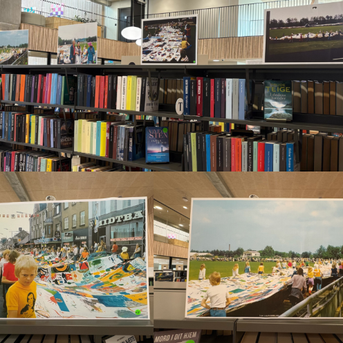 Billeder udstillet på Brande Bibliotek om Brade 800 år