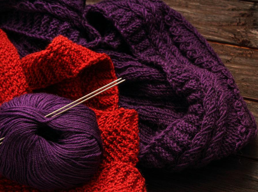 Billede af strikketøj