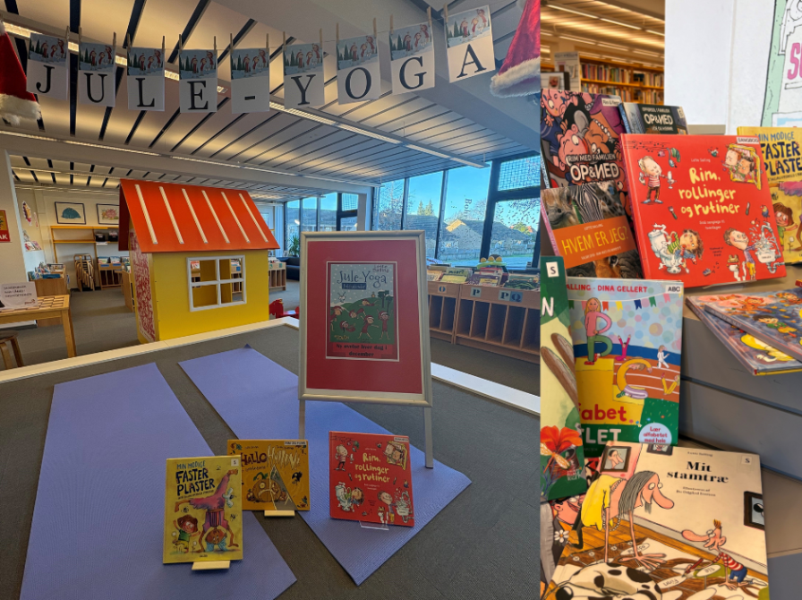 Udstilling med Jule-yoga